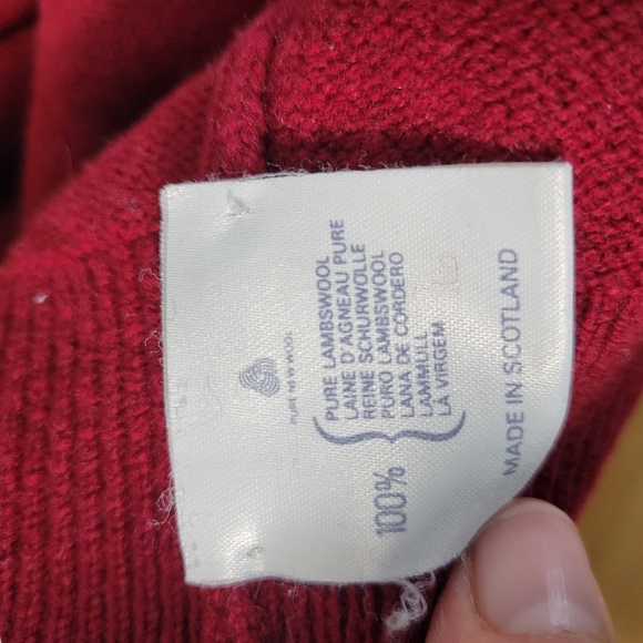 Womans Pringle of Scotland Lambswool Cardigan Gold buttons repair on Back S 44 - Picture 8 of 12